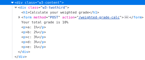 result html source