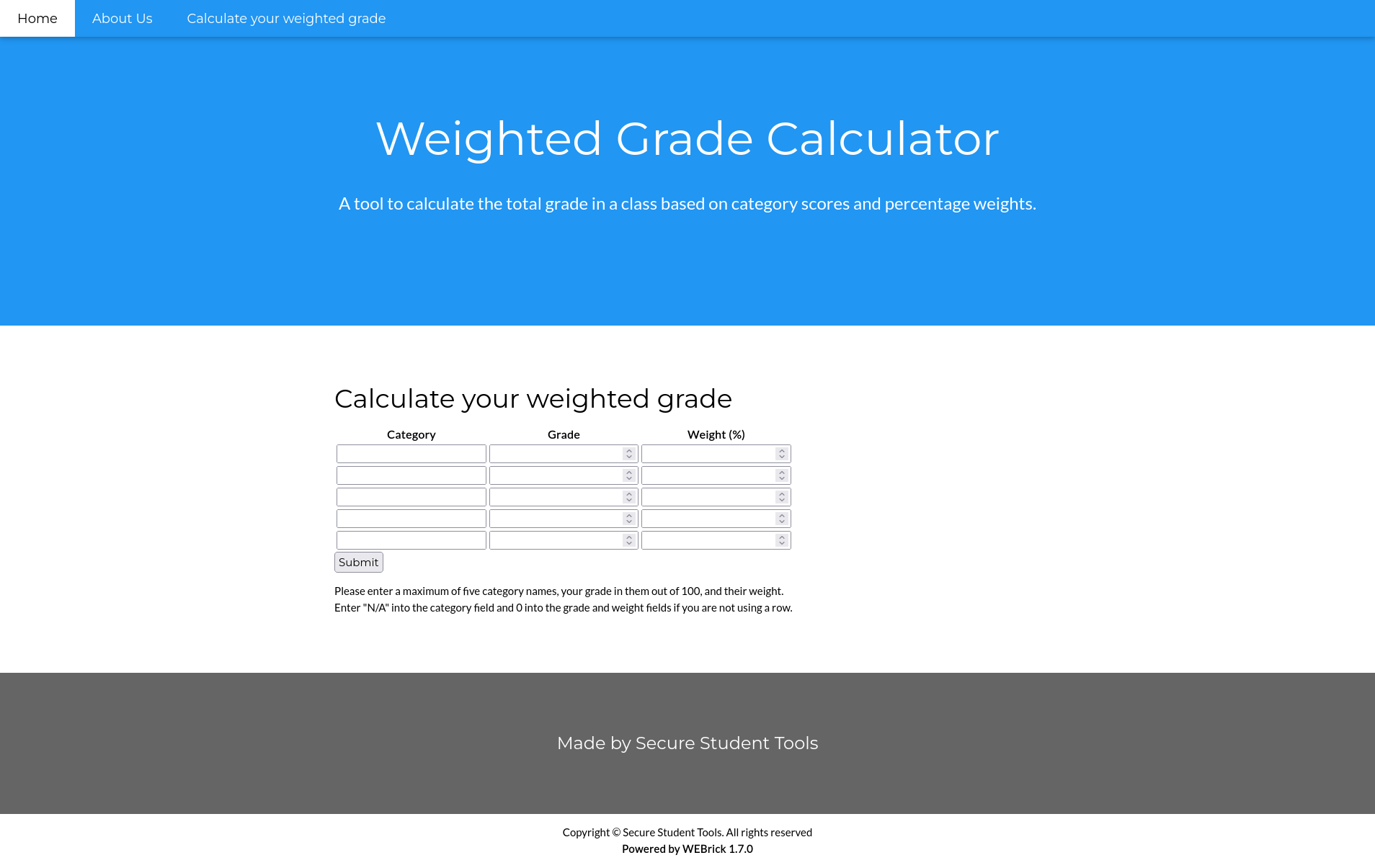 web calc