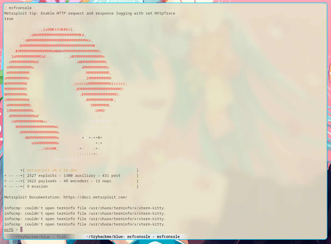 1 msfconsole